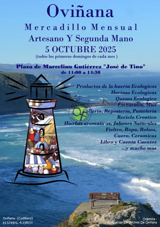 Mercadillo Mensual Artesano y Segunda Mano de Oviñana
