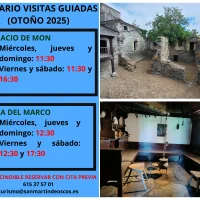 Visitas guiadas al Palacio de Mon y a la Casa del Marco de San Martín de Oscos