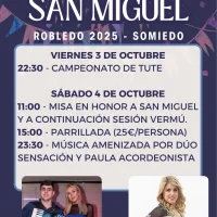 Fiestas de San Miguel 2025 en Robledo