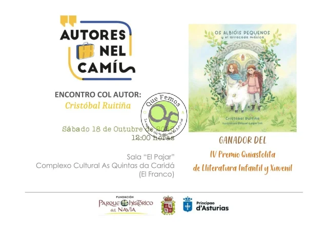 Encontro con Cristóbal Ruitiña na Caridá