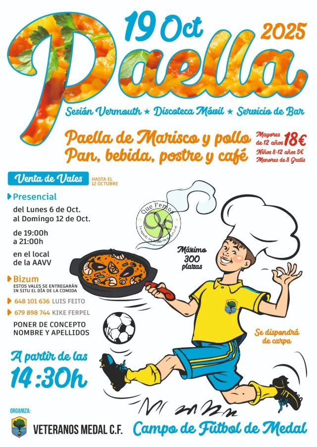 La mejor paella se degustará en Medal