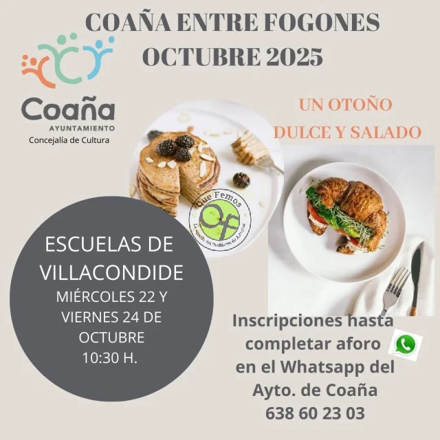 Coaña entre Fogones nos trae un otoño dulce y salado