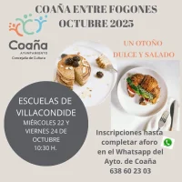 Coaña entre Fogones nos trae un otoño dulce y salado
