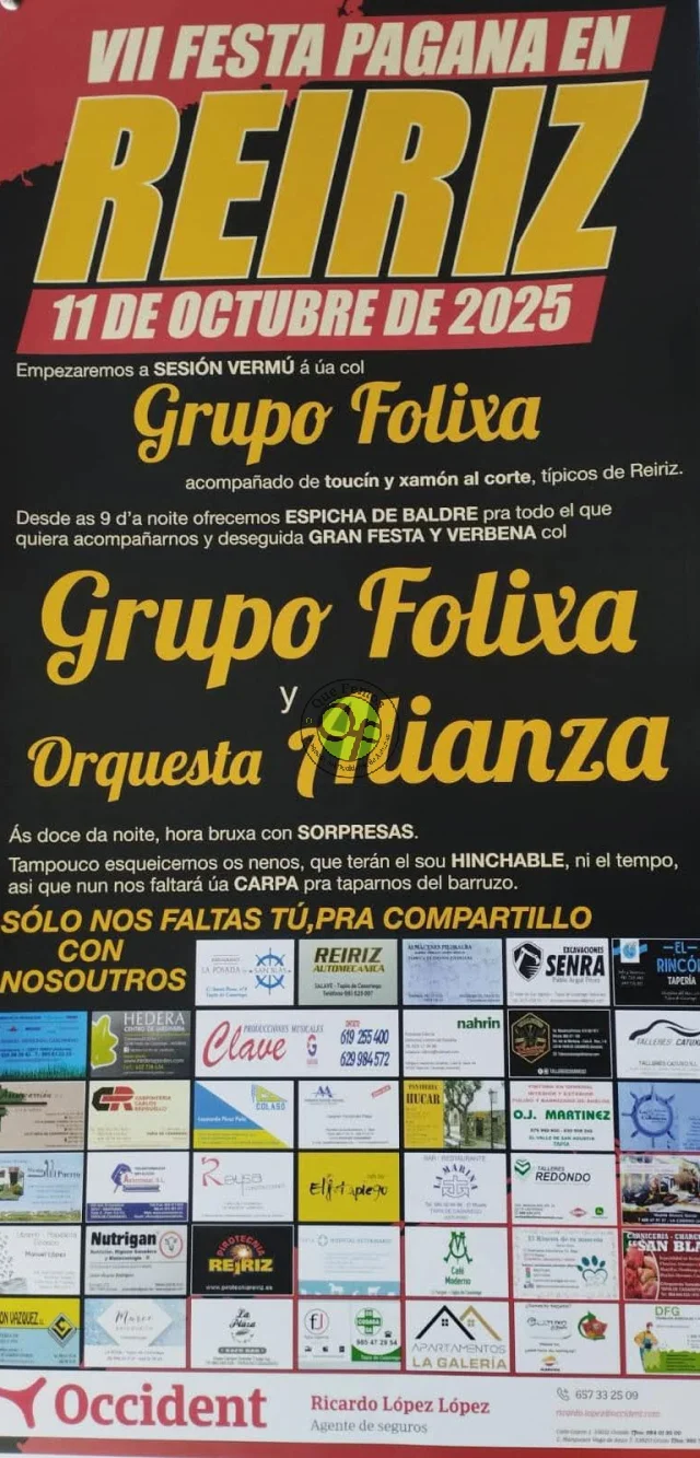 Festa Pagana 2025 en Reiriz