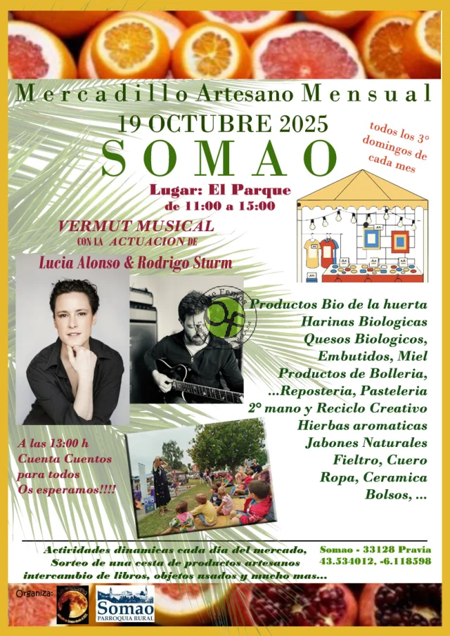Mercadillo Artesano Mensual de Somao