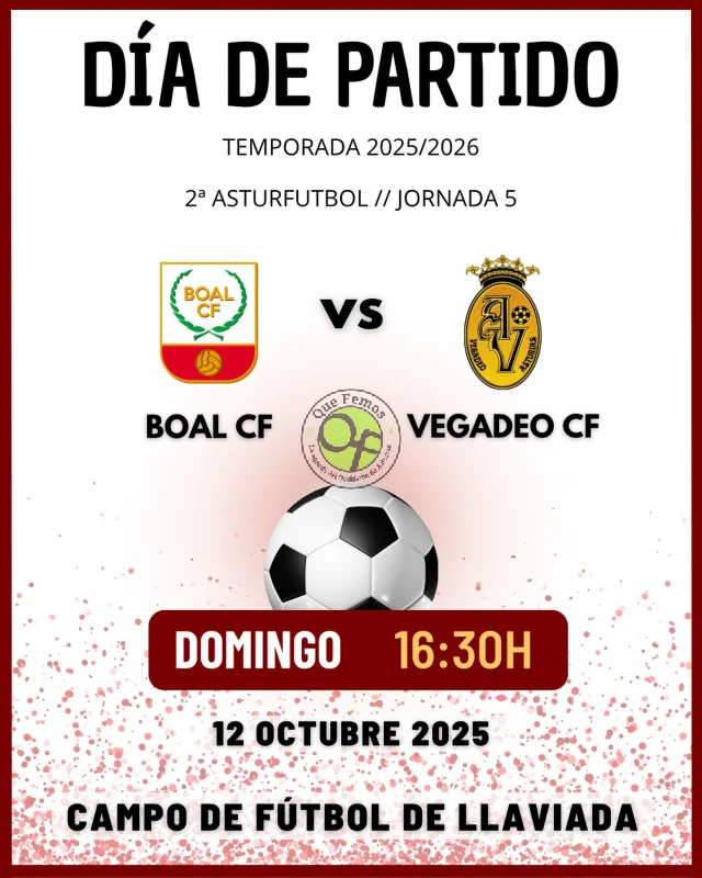 El Boal C.F. recibe en su feudo al Vegadeo C.F.