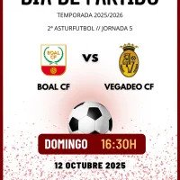 El Boal C.F. recibe en su feudo al Vegadeo C.F.