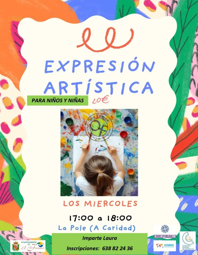 Taller de expresión artística en A Caridá