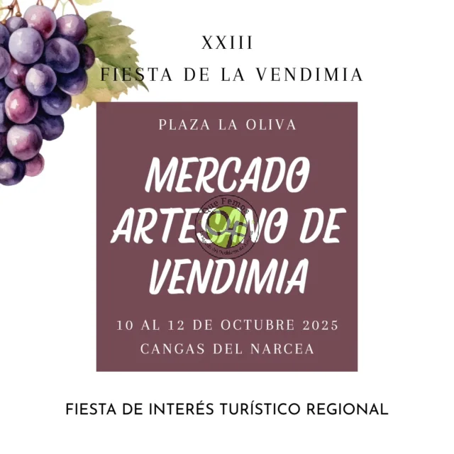El Mercado Artesano de la Vendimia se celebra en Cangas