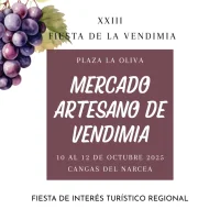 El Mercado Artesano de la Vendimia se celebra en Cangas