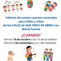 Los cuentacuentos musicales resonarán en los colegios de San Tirso de Abres