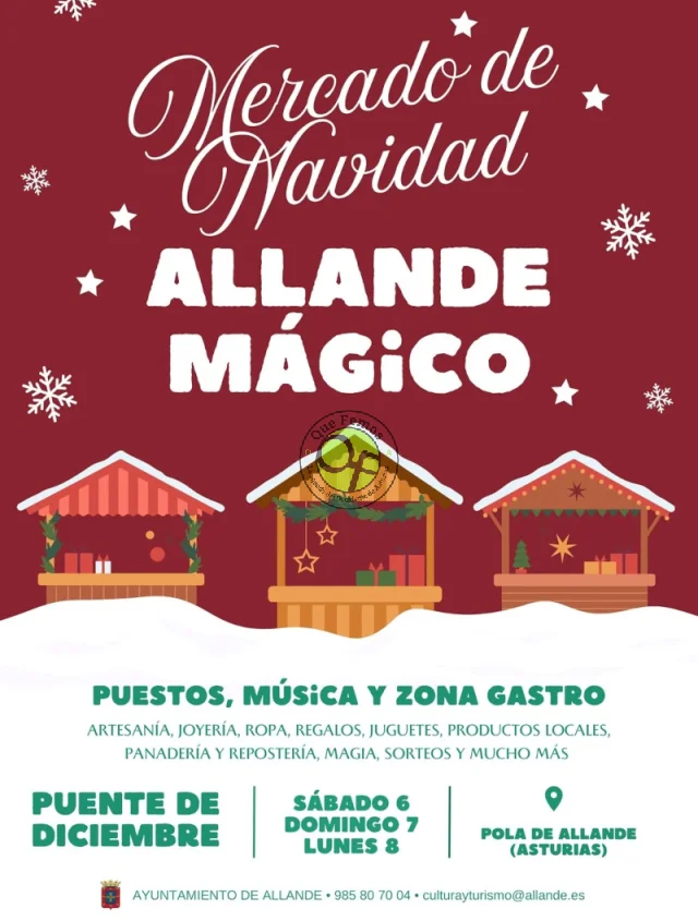 Mercado de Navidad 2025 Allande Mágico en Pola de Allande
