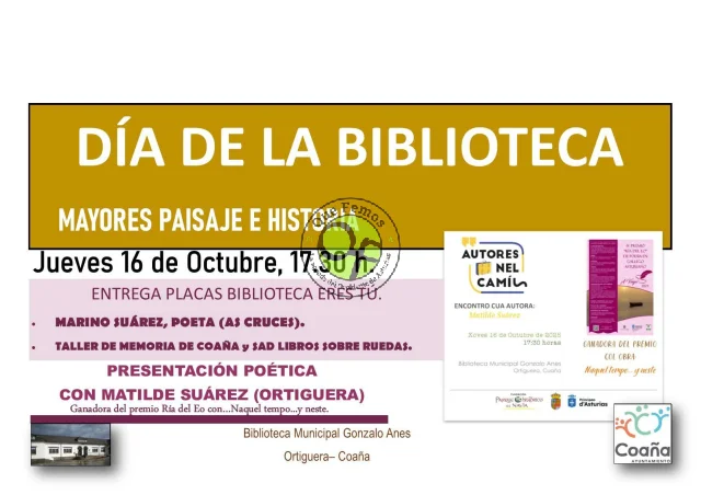 Día de la Biblioteca en Coaña: 