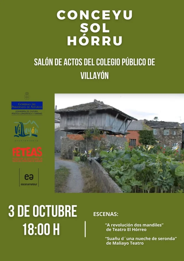 Tarde de teatro en Villayón con El Hórreo y Maliayo Teatro