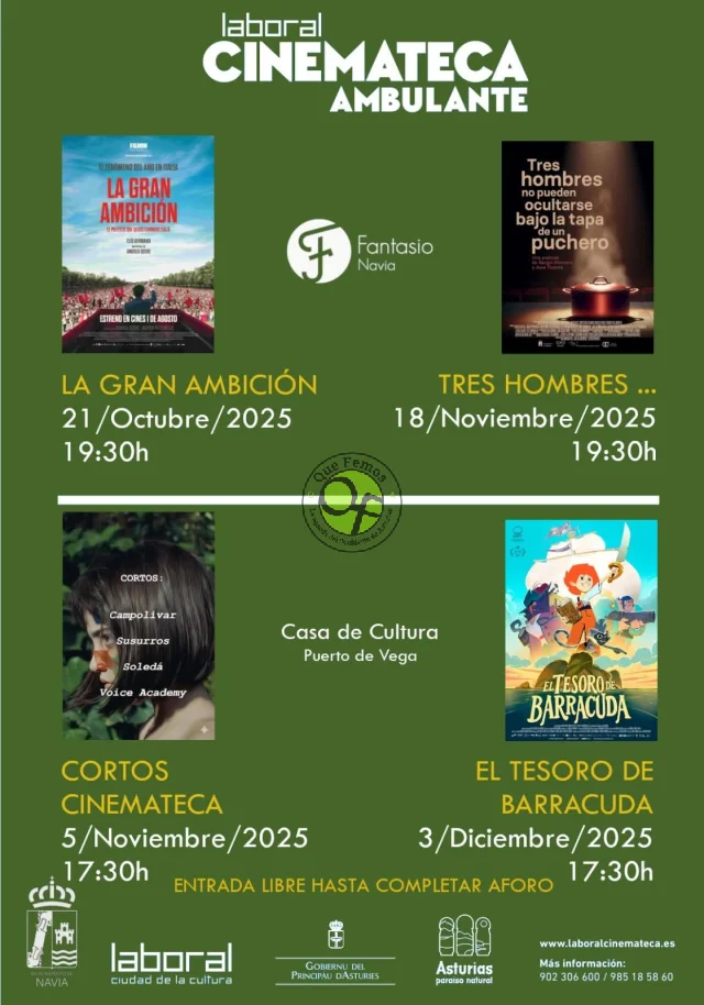 La Cinemateca Ambulante vuelve a Navia y Puerto de Vega