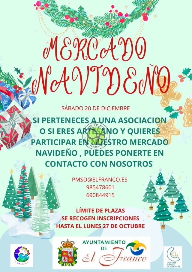 Abiertas las inscripciones para participar en el Mercado Navideño de A Caridá 
