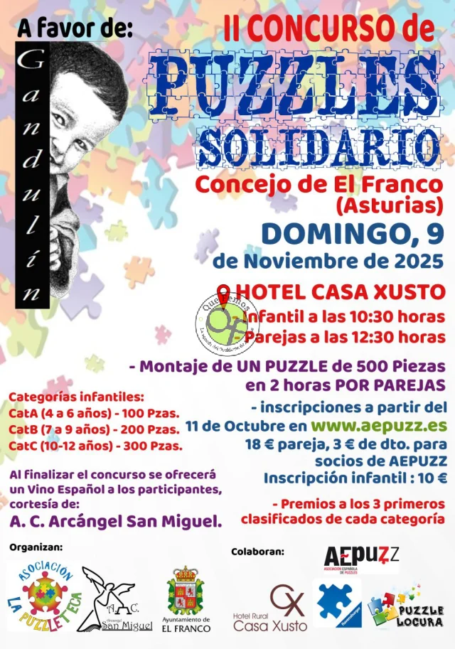 II Concurso de Puzzles Solidario Concejo de El Franco