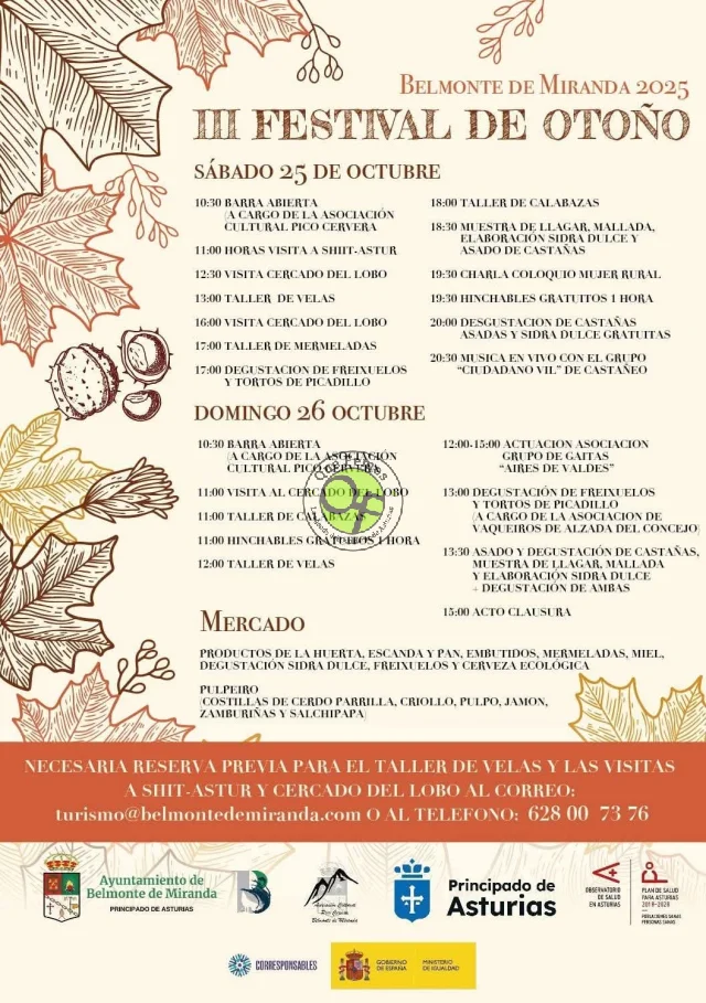 III Festival de Otoño en Belmonte de Miranda 2025