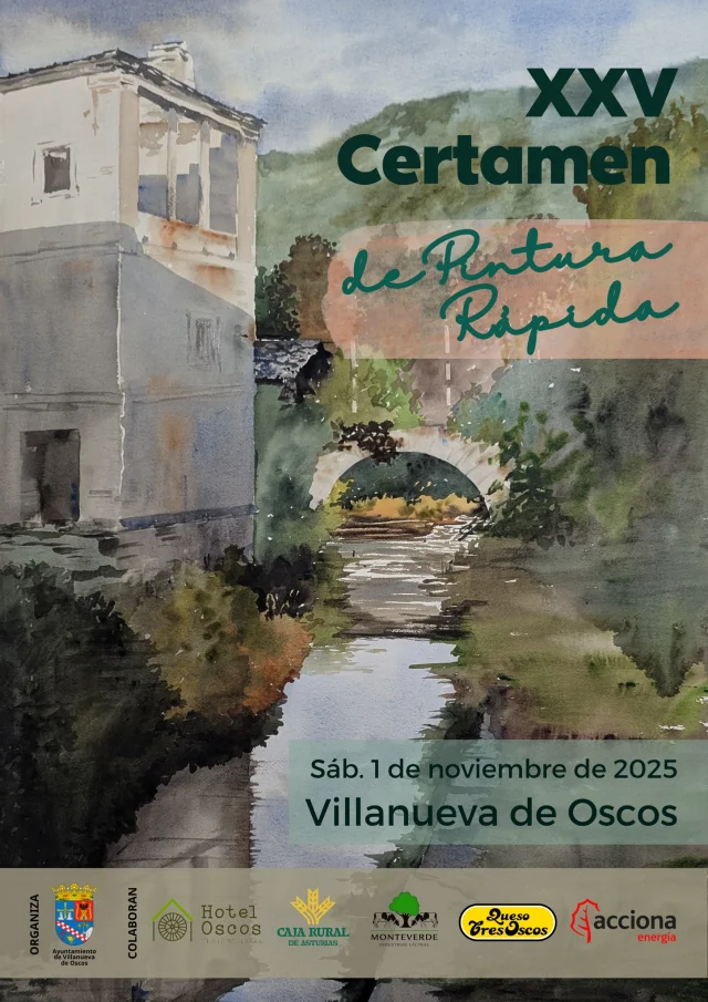 XXV Certamen de Pintura Rápida de Villanueva de Oscos 2025