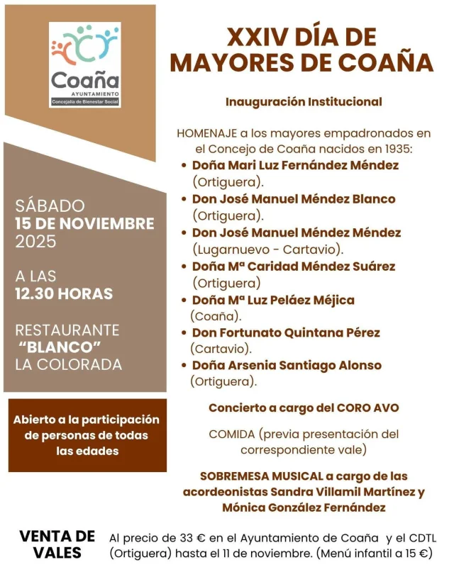 XXIV Día de Mayores de Coaña 2025