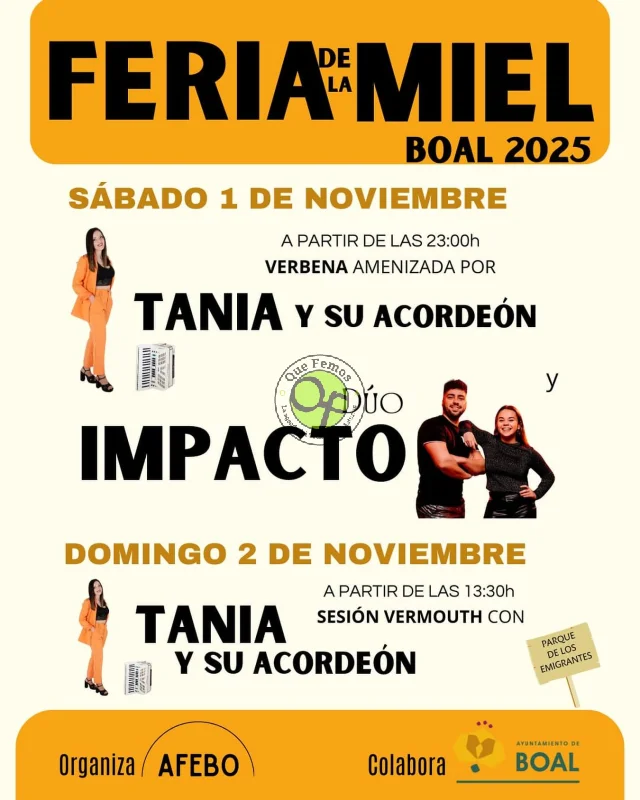 Boal celebra su fin de semana más dulce al ritmo de la música
