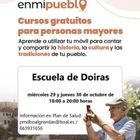 Cursos para personas mayores en la Escuela de Doiras