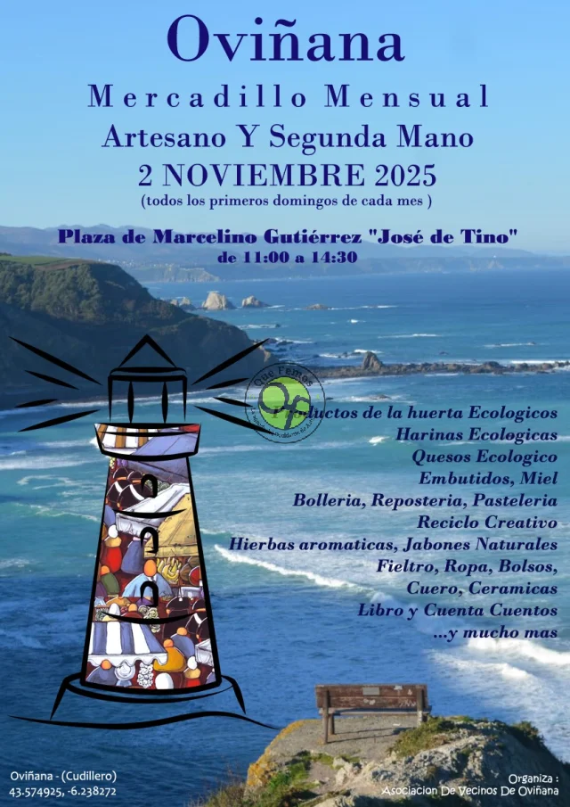 Mercadillo Mensual Artesano y de Segunda Mano de Oviñana