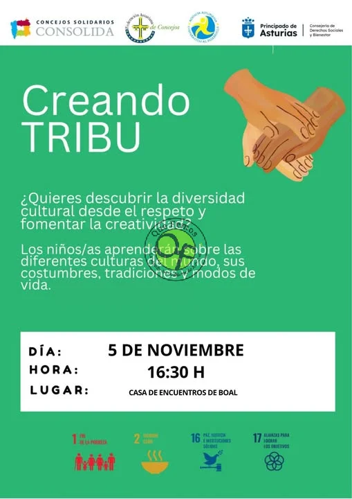 Boal acoge ¡Creando Tribu!, un taller para conocer otras culturas del mundo