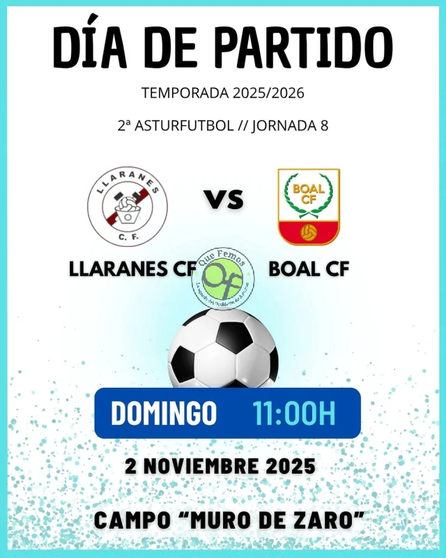 El Boal C.F. visita al Llaranes C.F.