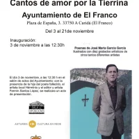 El Franco rinde homenaje al poeta asturiano José María García García con la exposición