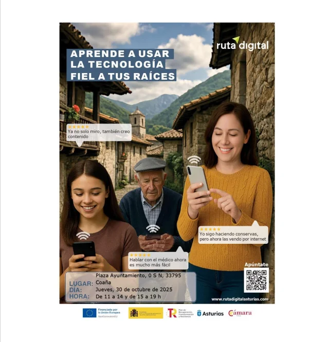 Llega a Coaña la Ruta Digital