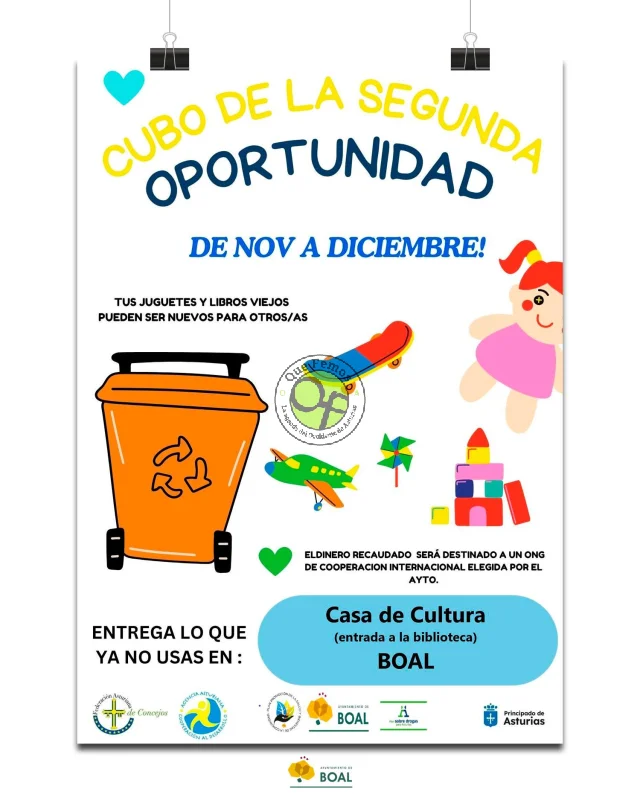 Boal estrena el Cubo de la Segunda Oportunidad