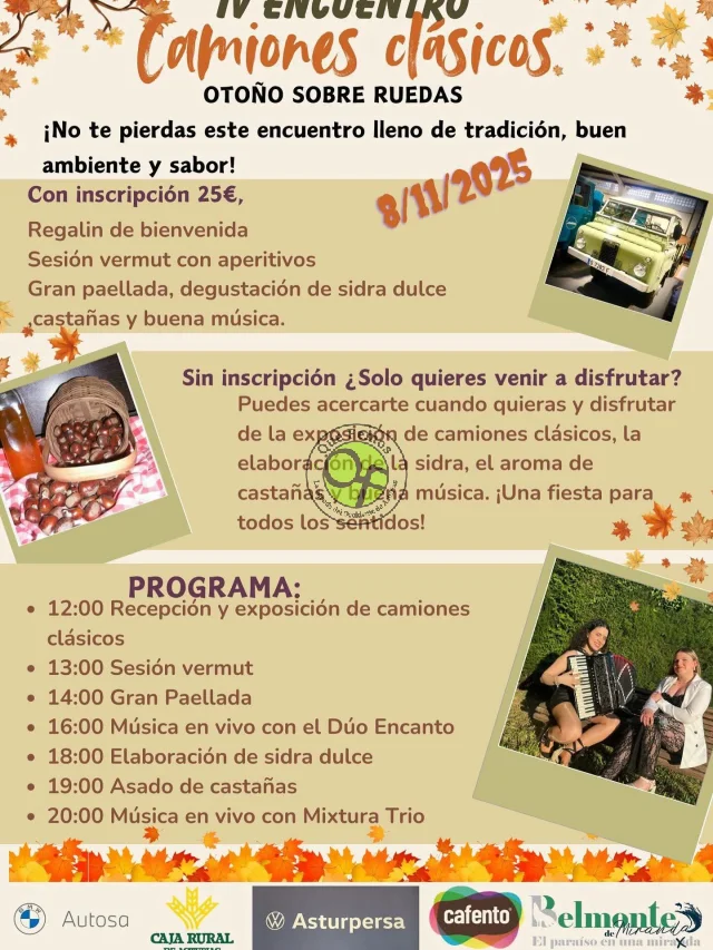 IV Encuentro de Camiones Clásicos en Belmonte de Miranda 2025