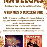 Cena y fiesta en Navelgas