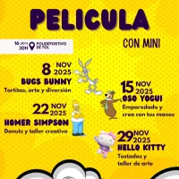 Los sábados de noviembre en Tol disfrutarán de las Meriendas de Película con Mini