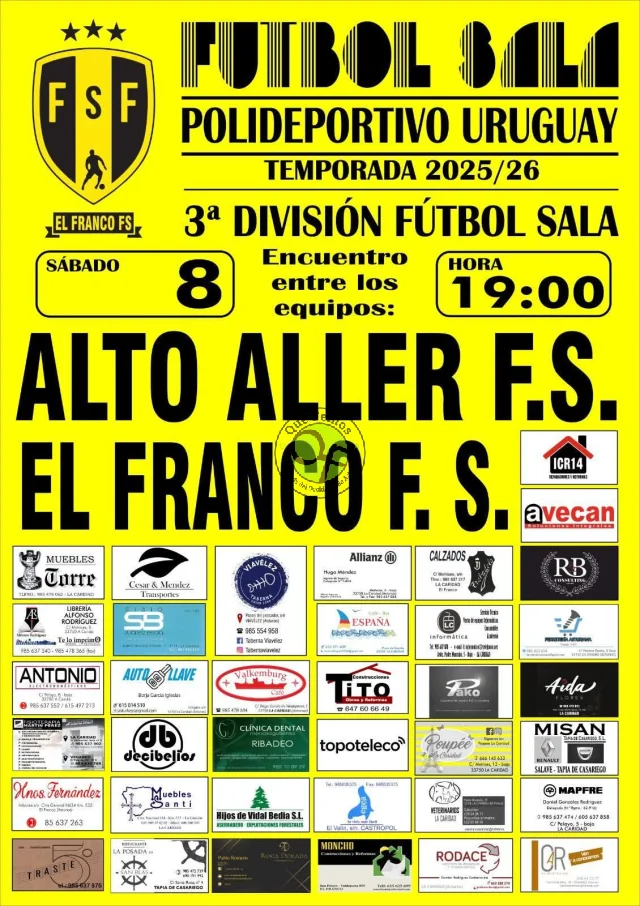 El Franco F.S. recibe al Alto Aller F.S.