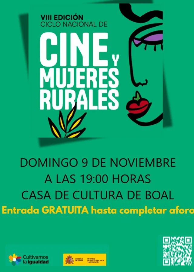 El Ciclo Nacional de Cine y Mujeres Rurales se vive en Boal con la proyección de la película 