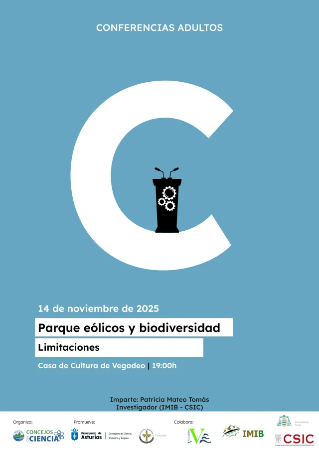 Conferencia sobre parques eólicos y biodiversidad en Vegadeo