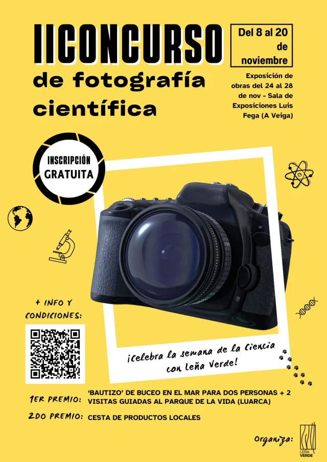II Concurso de Fotografía Científica organizado por Leña Verde en A Veiga