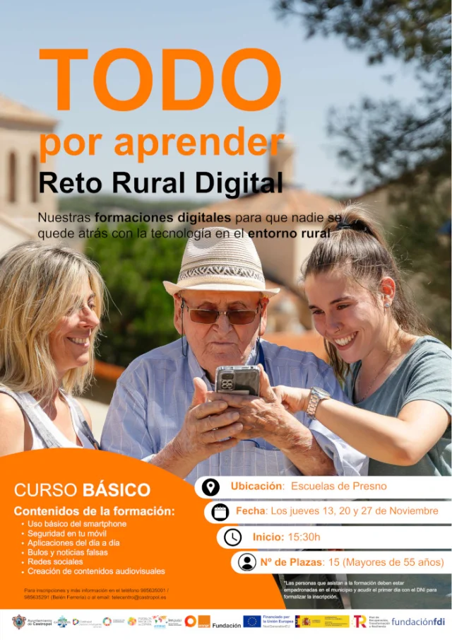 Curso básico de formación digital en Castropol