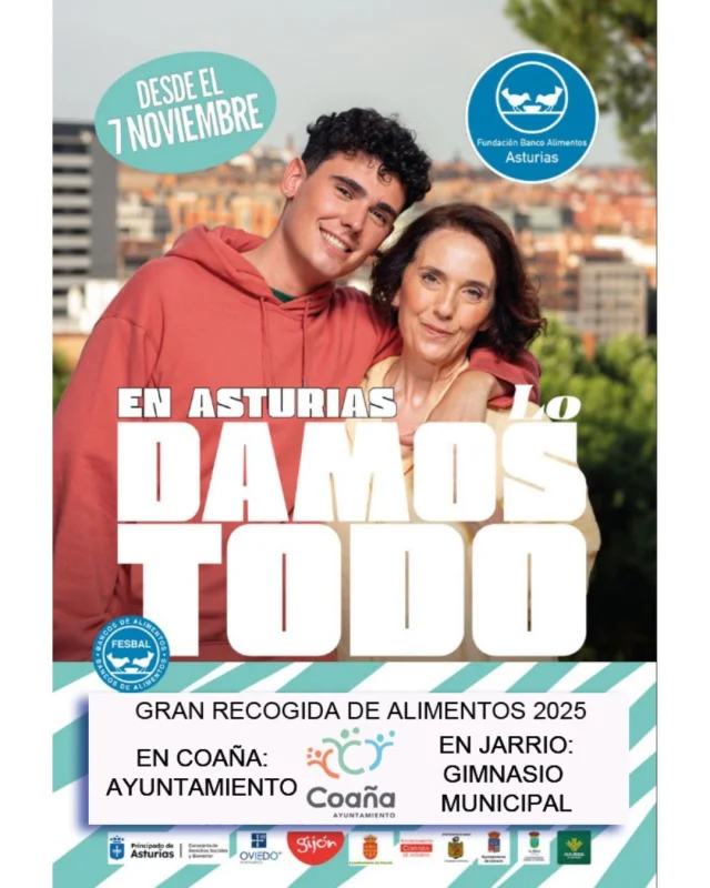 Coaña se suma a la Gran Recogida de Alimentos 2025