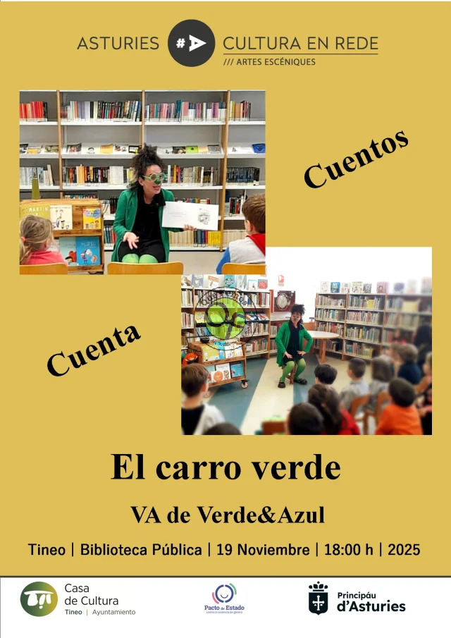 Tineo recibe a la compañía VA de Verde&Azul para conmemorar el Día Internacional de los Derechos de la Infancia