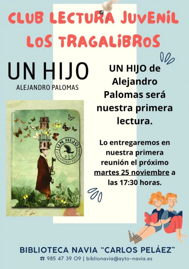 Primera reunión del Club de Lectura Juvenil de la Biblioteca de Navia