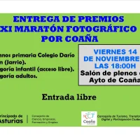 Los premios del XI Maratón Fotográfico por Coaña se entregarán el próximo viernes en el ayuntamiento local
