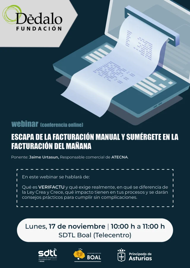 Webinar: “Escapa de la facturación manual y sumérgete en la facturación del mañana