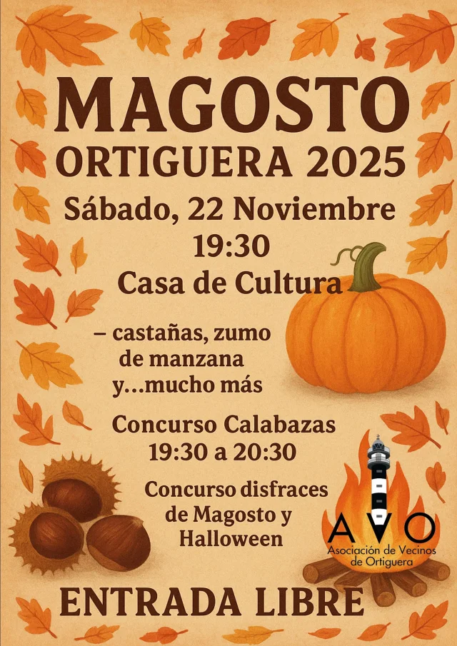 Magosto 2025 en Ortiguera