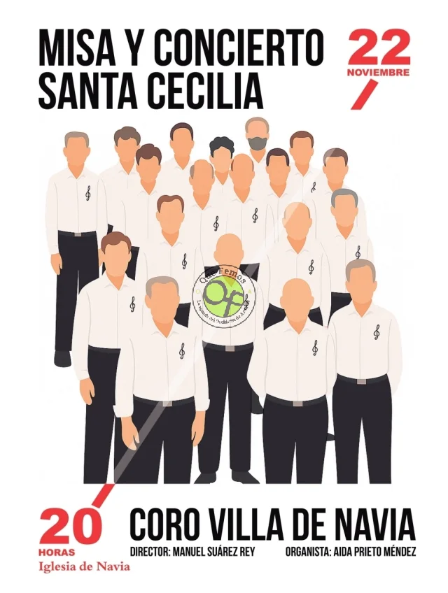 Concierto de Santa Cecilia 2025 del Coro Villa de Navia