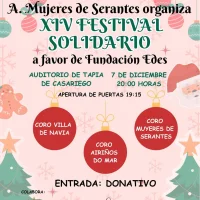 XIV Festival Solidario en favor de la Fundación Edes 2025 en Tapia