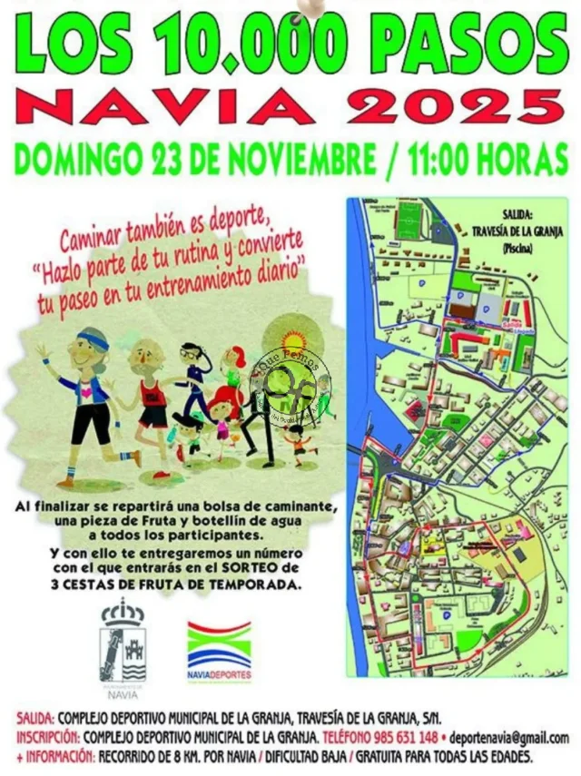 XIV Día de los 10.000 Pasos en Navia 2025