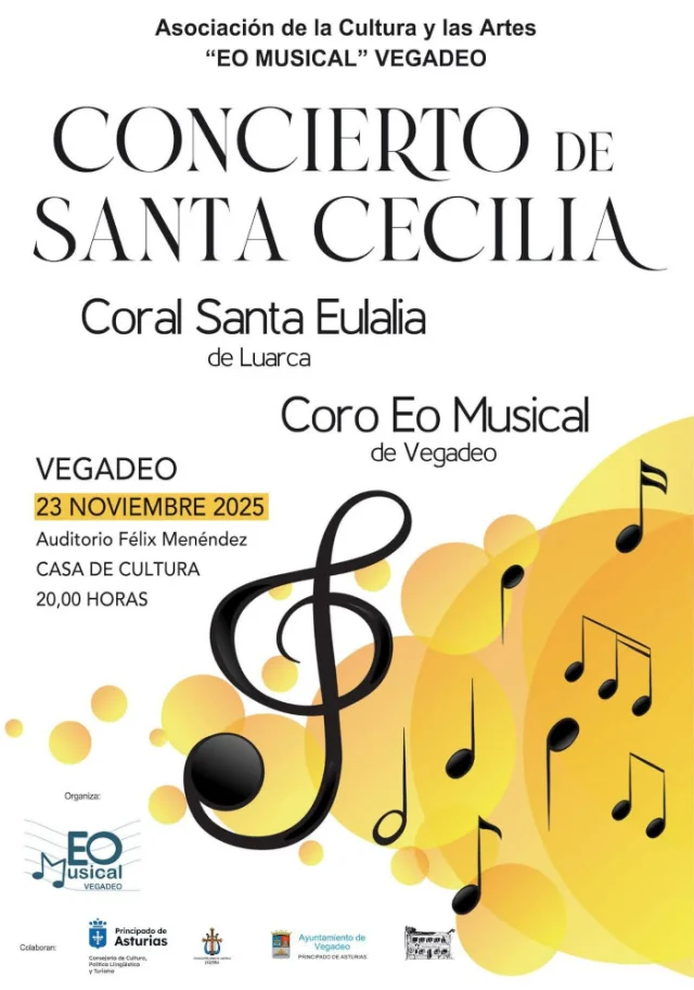 Concierto de Santa Cecilia 2025 en Vegadeo